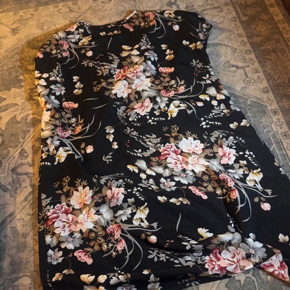 Chic Nation chiffon Dress with Floral Elegance - Picture 4 of 6